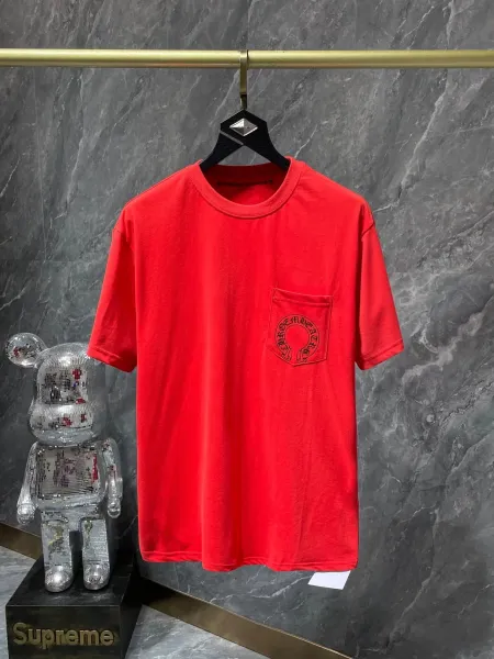Chrome Hearts x Supreme Black Embroidered Logo T-Shirt - 8