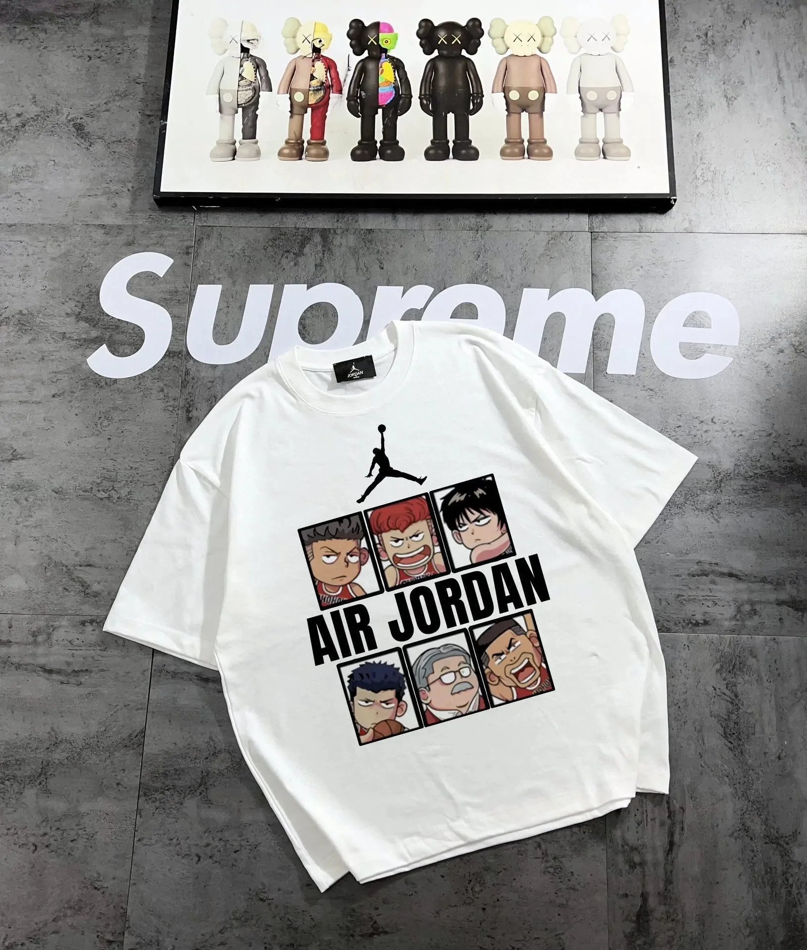 Air Jordan The First Slam Dunk White T-Shirt - 3