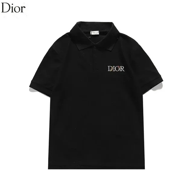 Dior Shirts Short-Sleeve Logo Polo Shirt product detail image 3