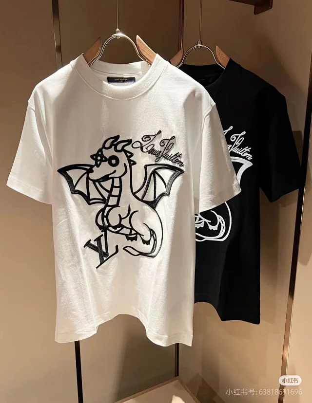 Louis Vuitton T-Shirts Graphic Short-Sleeve product detail image 4