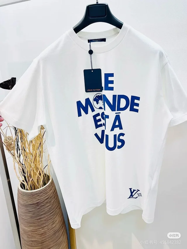 Louis Vuitton T-Shirts Graphic Short-Sleeve product detail image 5