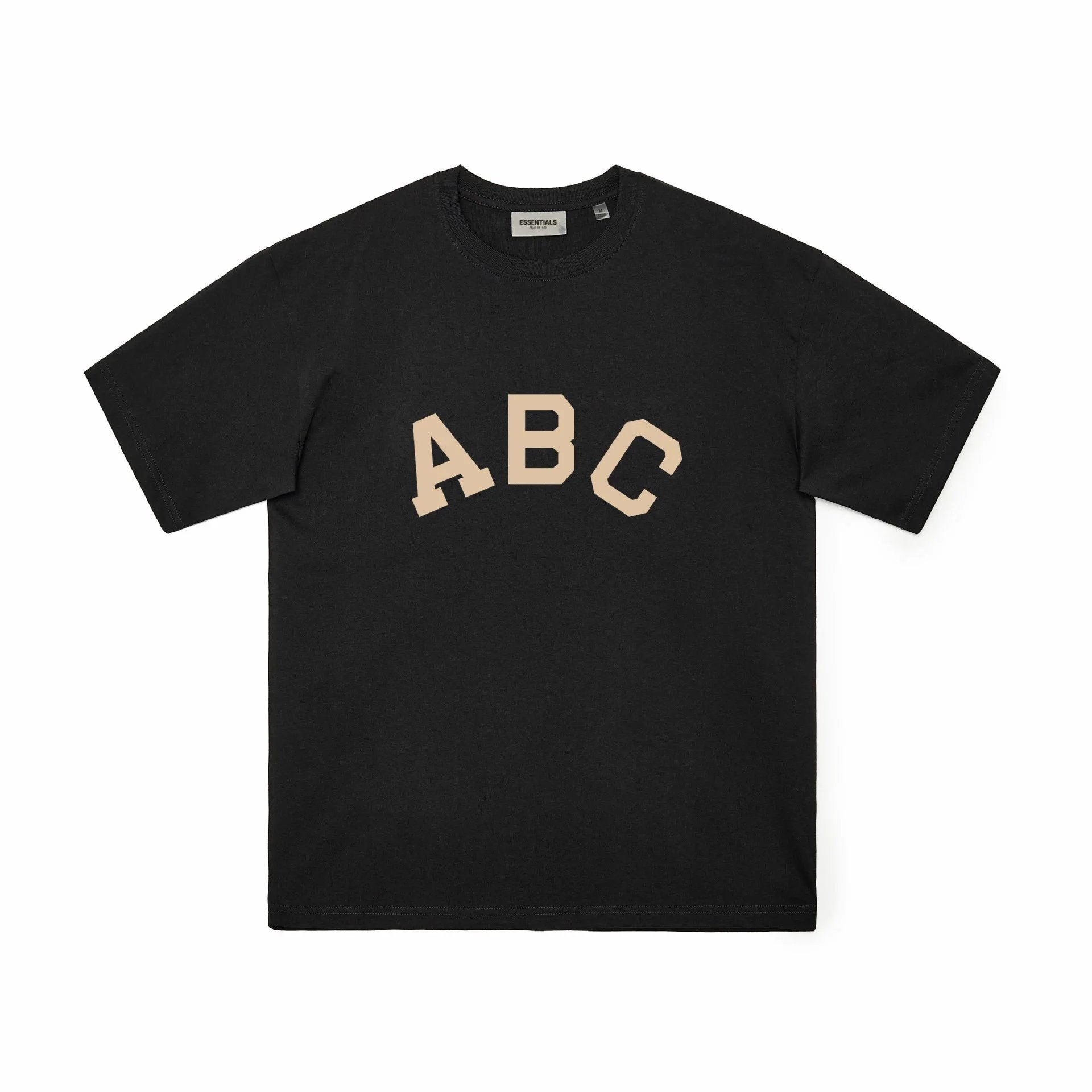 ESSENTIALS T-Shirts Oversized crewneck short-sleeve T-shirt with Fear of God print — 22