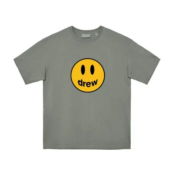 Drew House Smiley Face Gray T-Shirt - 1