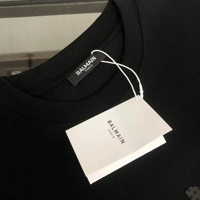 Balmain T-Shirts Logo Print product detail image 3