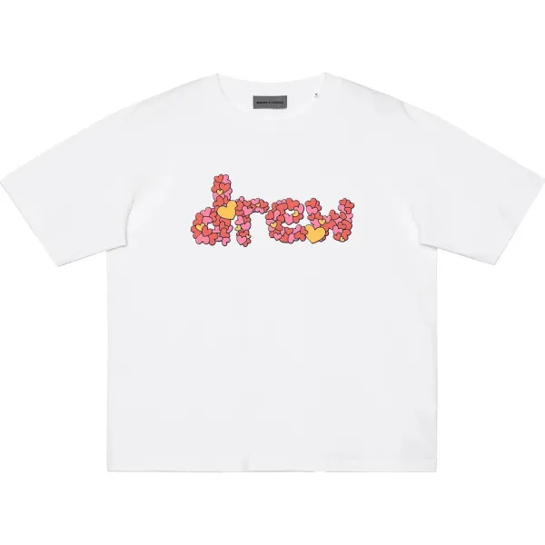 Nobady & Foskis Heart Typography White T-Shirt - 1