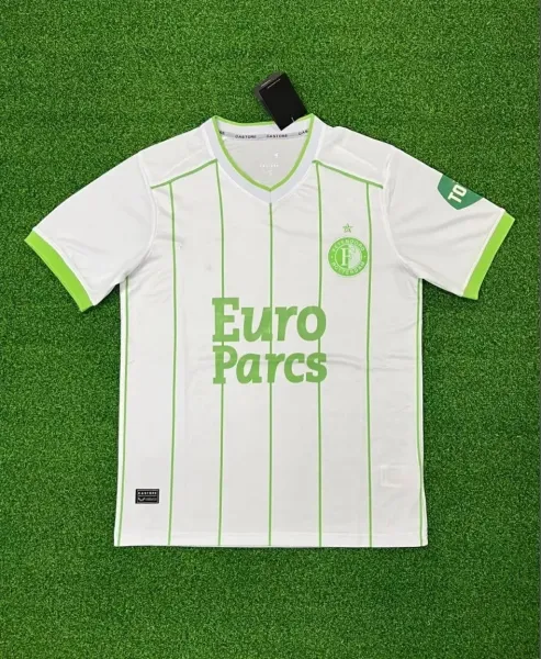 Feyenoord Rotterdam x Castore Euro Parcs Away Jersey White Green - 1