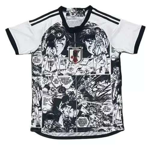 Japan National Team x Adidas 2022 Away Jersey Navy Wave Print Jersey - 5
