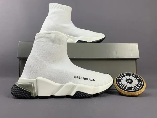 Balenciaga Speed Trainer White Sneakers - 1