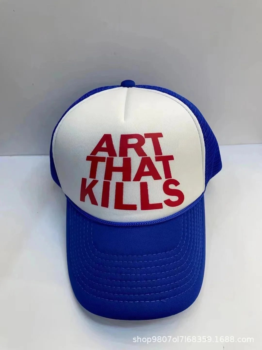 蓝白拼色-ATM印花