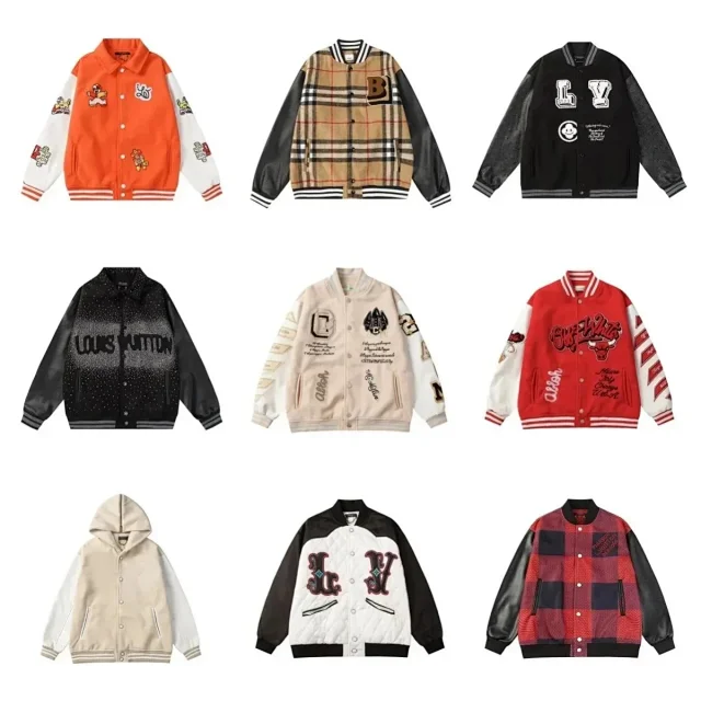 Louis Vuitton Jackets Varsity Jacket with Embroidered Patches product detail image 2