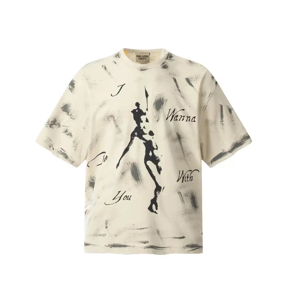 Gallery Dept. T-Shirts Oversized graphic print T-shirt — 35
