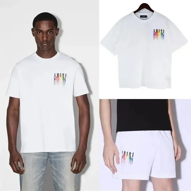 AMIRI Shorts Washed logo drawstring product detail image 7