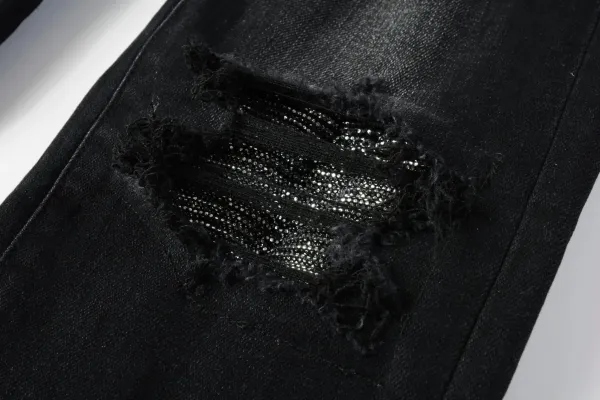 Gallery Dept. Distressed Washed Black Jeans - 9