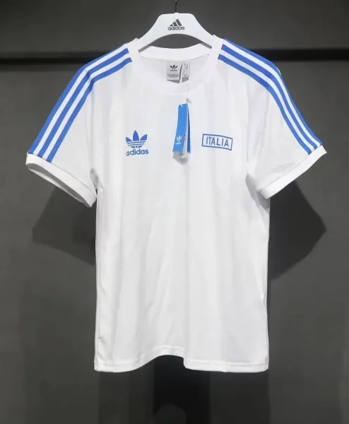 Adidas Originals Italia T-Shirt White/Blue - 1