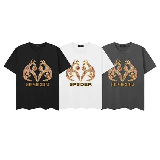 Sp5der T-Shirts Graphic spiderweb print product detail image 5
