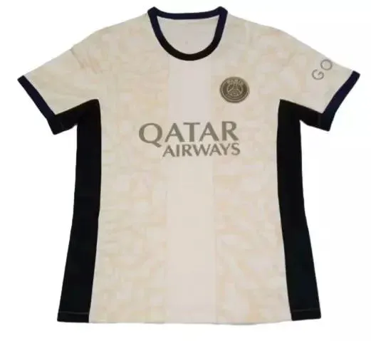 Paris Saint-Germain x Qatar Airways Away Jersey Beige T-Shirt - 1
