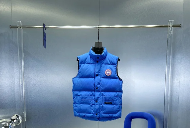 Canada Goose Vests Quilted stand-collar padded vest with snap closure and patch pockets product detail image 4