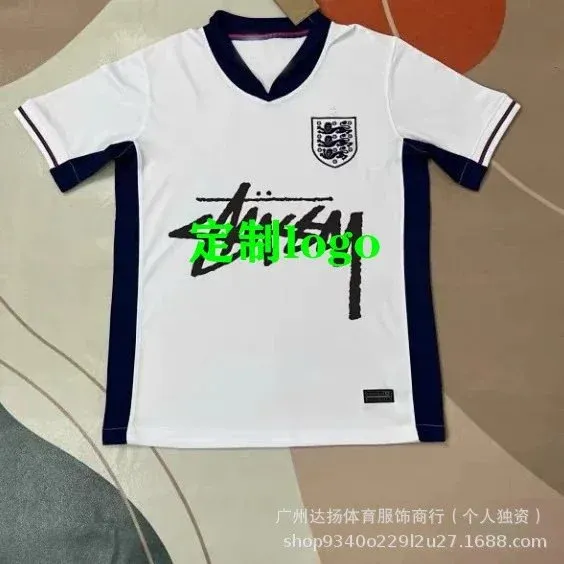 Stussy x England FA Collaboration Jersey White/Navy - 1