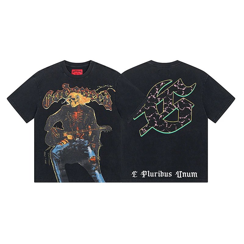 Godspeed T-Shirts Graphic short-sleeve T-shirt — 1008 washed black