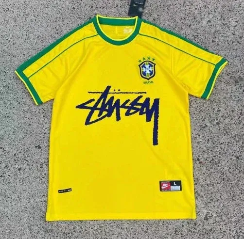 Adidas x Germany National Team x Stussy Custom Jersey Black/Orange/Yellow - 5