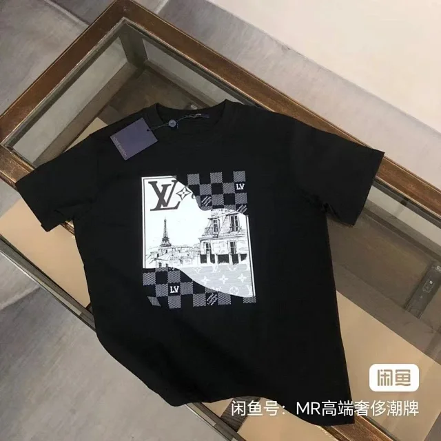 Louis Vuitton T-Shirts Graphic Short-Sleeve product detail image 6