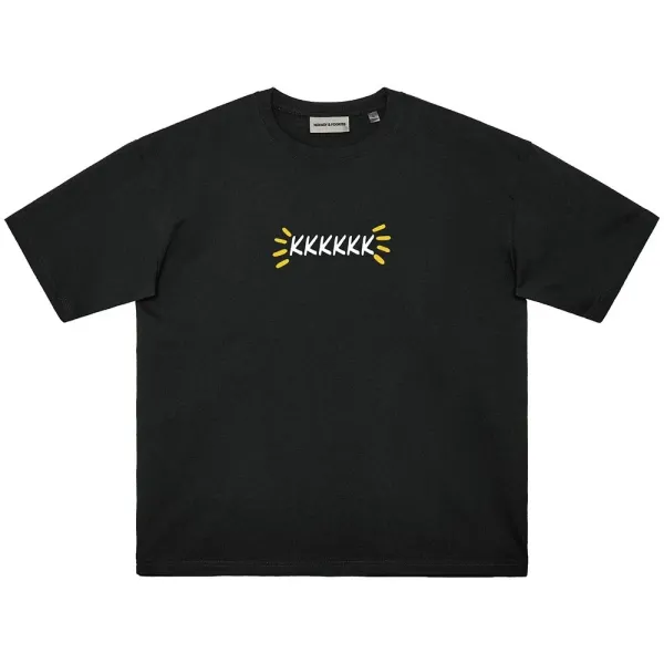 Nobady & Foskis KKKKKK Graphic Black T-Shirt - 1