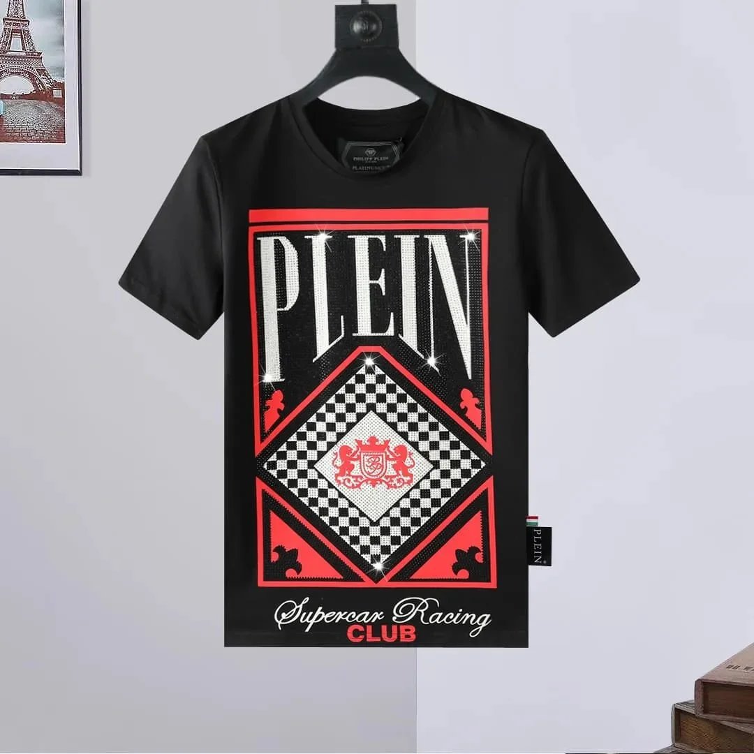 Philipp Plein Supercar Racing Club Black T-Shirt - 1