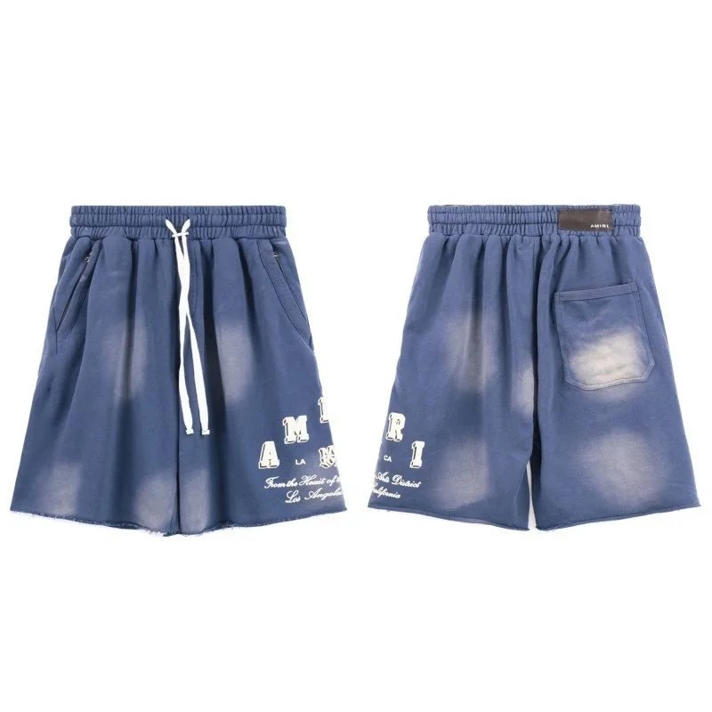 AMIRI Shorts Washed logo drawstring image 4