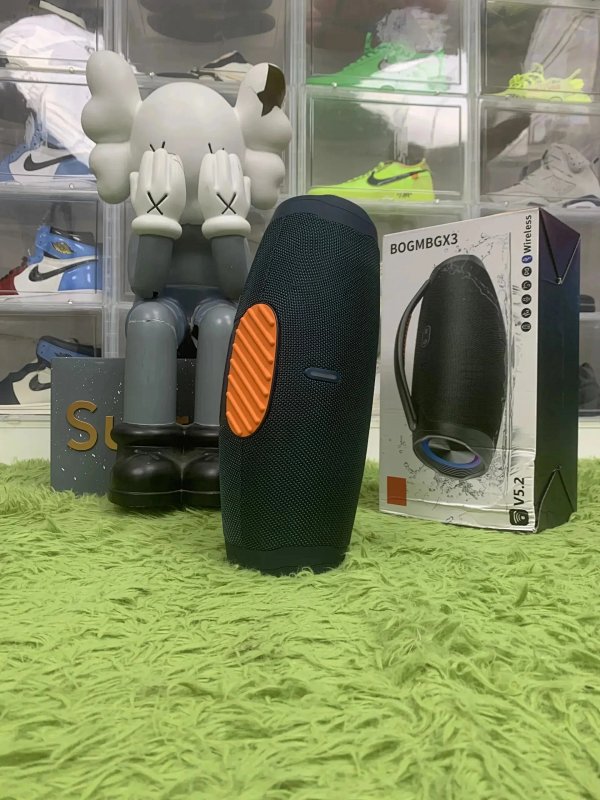 Design BOGMBGX3 Portable Bluetooth Speaker Black with Orange Accents Portable Speaker product listing in Litbuy spreadsheet finds
