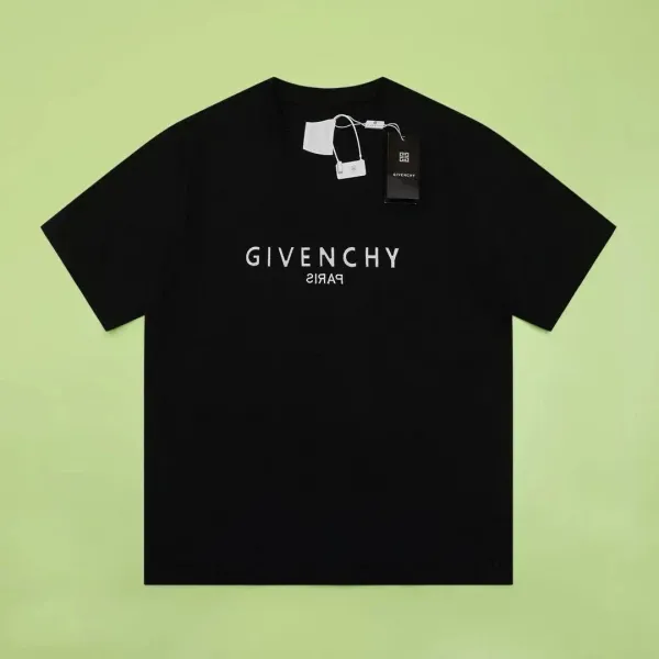 Givenchy Logo Print Black T-Shirt - 1