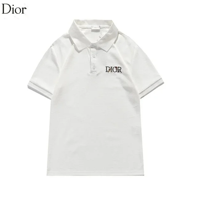 Dior Shirts Short-Sleeve Logo Polo Shirt product detail image 1