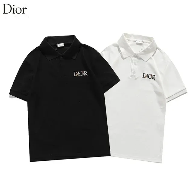 Dior Shirts Short-Sleeve Logo Polo Shirt product detail image 5