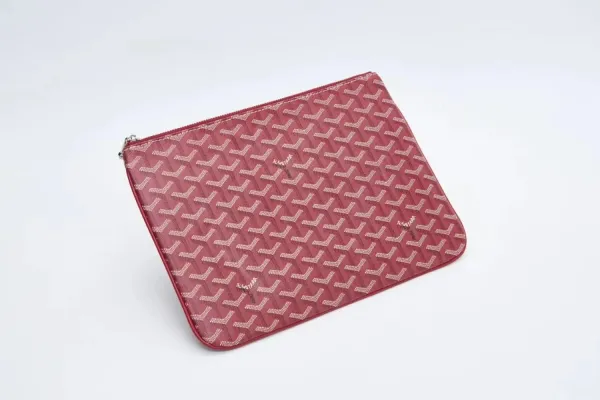 Goyard Saint Louis Pouch Burgundy Clutch - 1