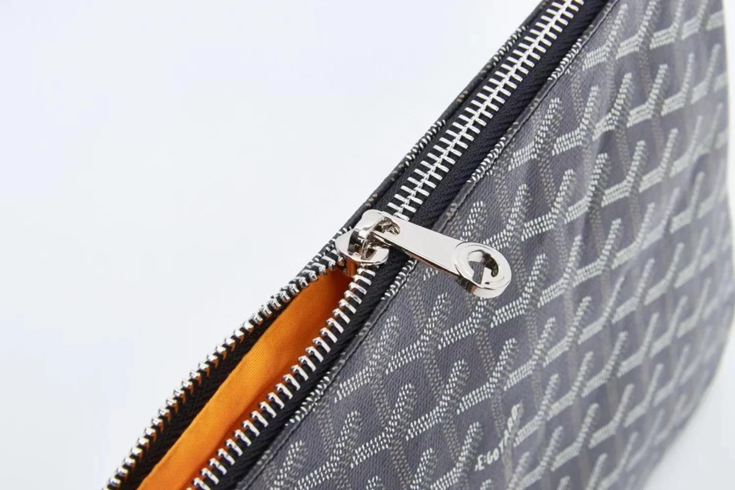 Goyard Saint Louis Pouch Red Coated Canvas Clutch - 8