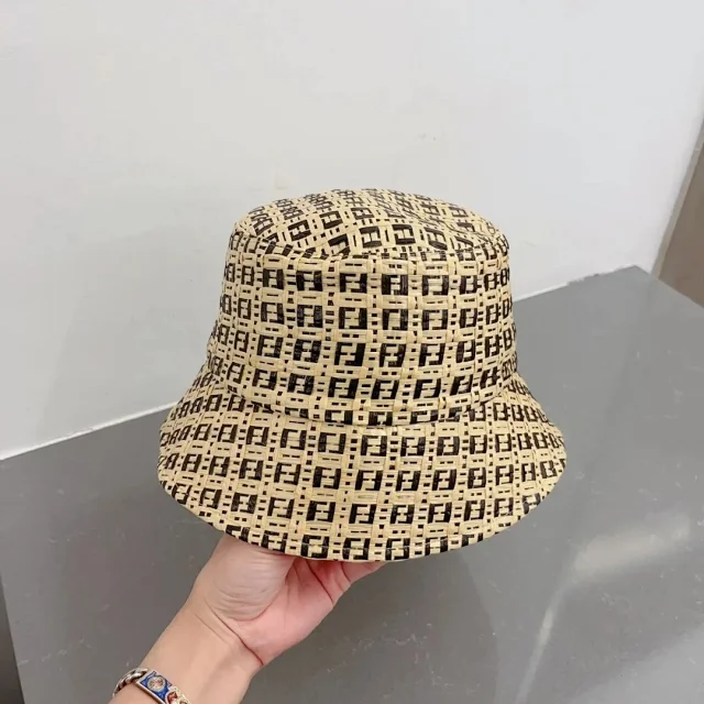 Fendi Hats FF monogram baseball cap product detail image 9