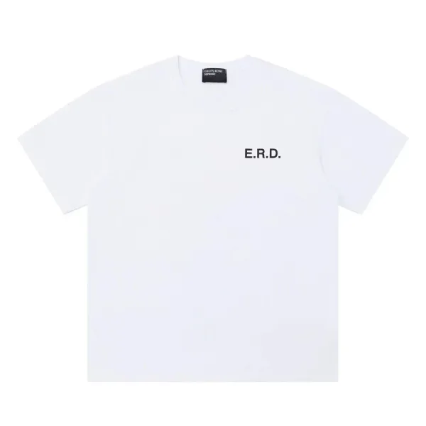 E.R.D. Logo Print White T-Shirt - 1
