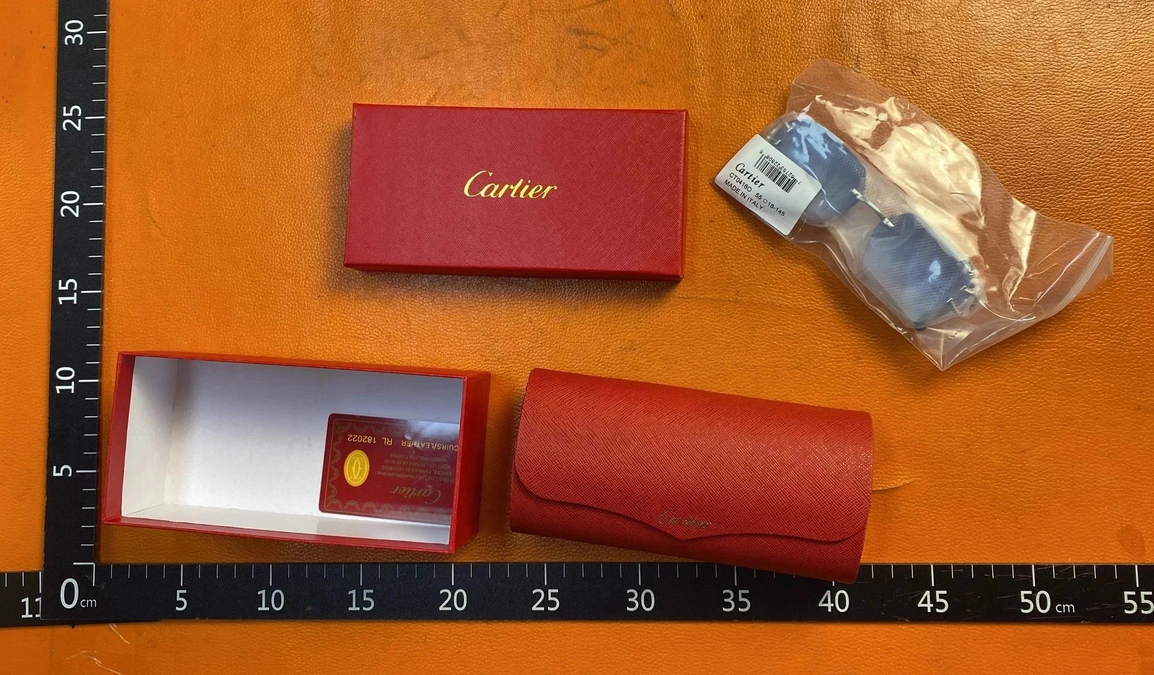 Cartier Eyewear CT0418O Rimless Rectangular Glasses image 3