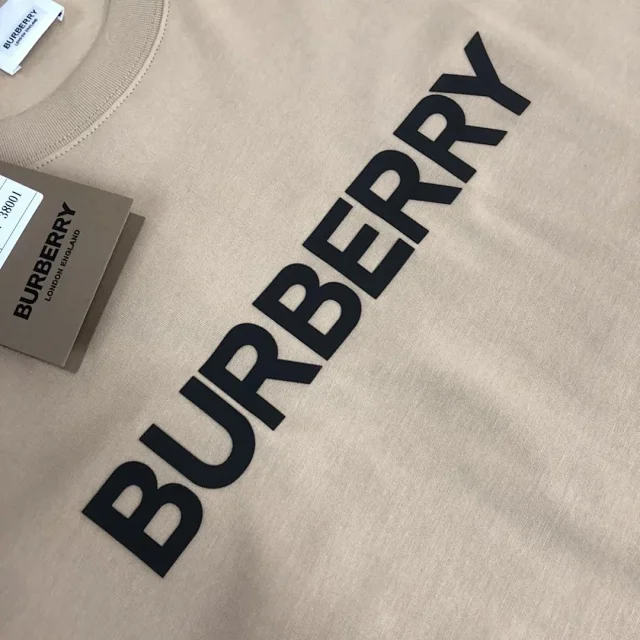 Burberry T-Shirts Crew-neck logo-print short-sleeve T-shirt product detail image 4