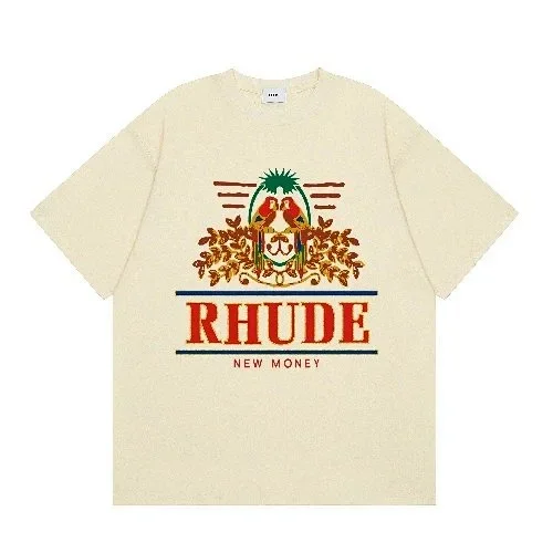 Rhude T-Shirts Graphic logo print product detail image 5