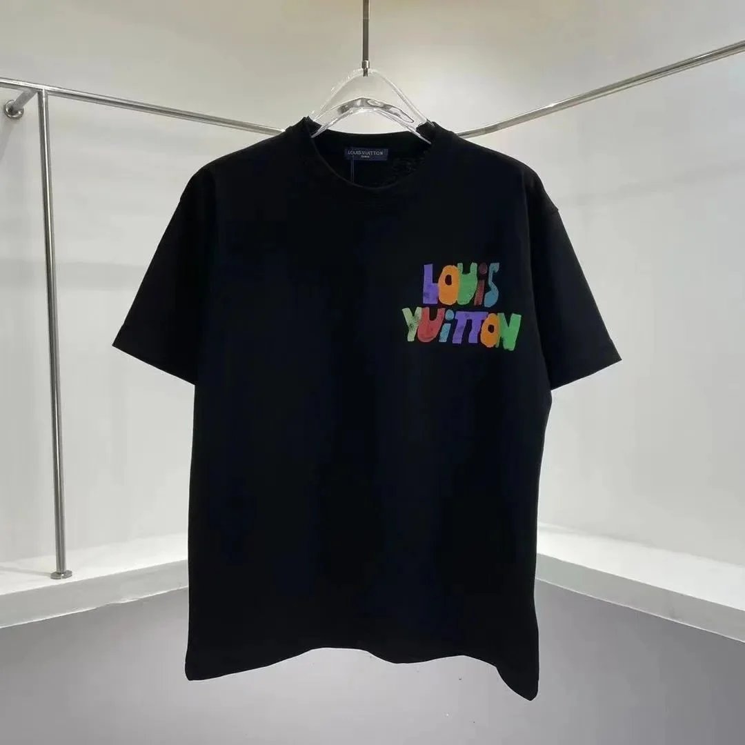 Louis Vuitton T-Shirts Graphic Print Short-Sleeve T-Shirt — 12
