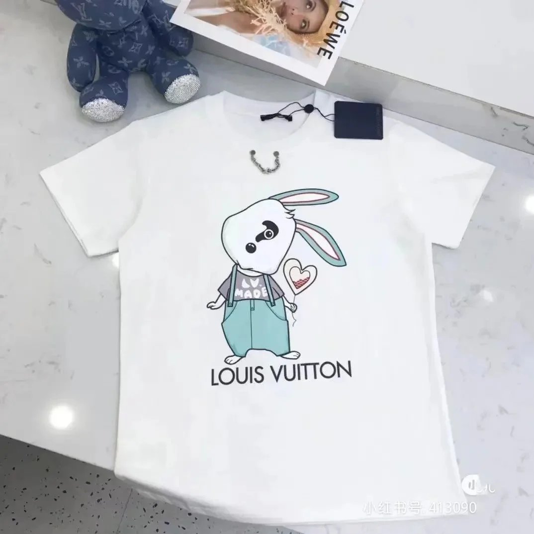 Louis Vuitton T-Shirts Graphic Print Short-Sleeve T-Shirt — 20