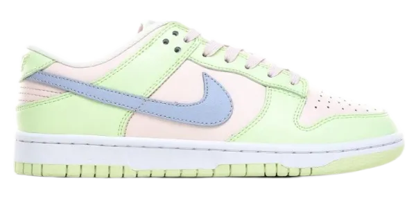 Nike Dunk Low Pastel Green Pink Blue Sneakers - 10
