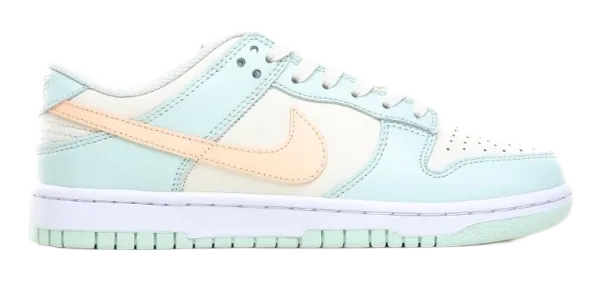 Nike Dunk Low Pastel Green Pink Blue Sneakers - 11