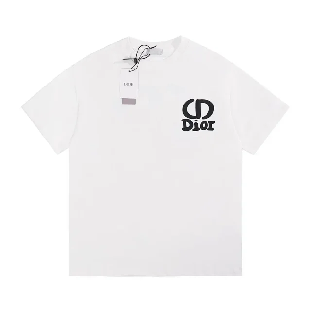 Dior T-Shirts DR42-55 logo graphic short-sleeve product detail image 12