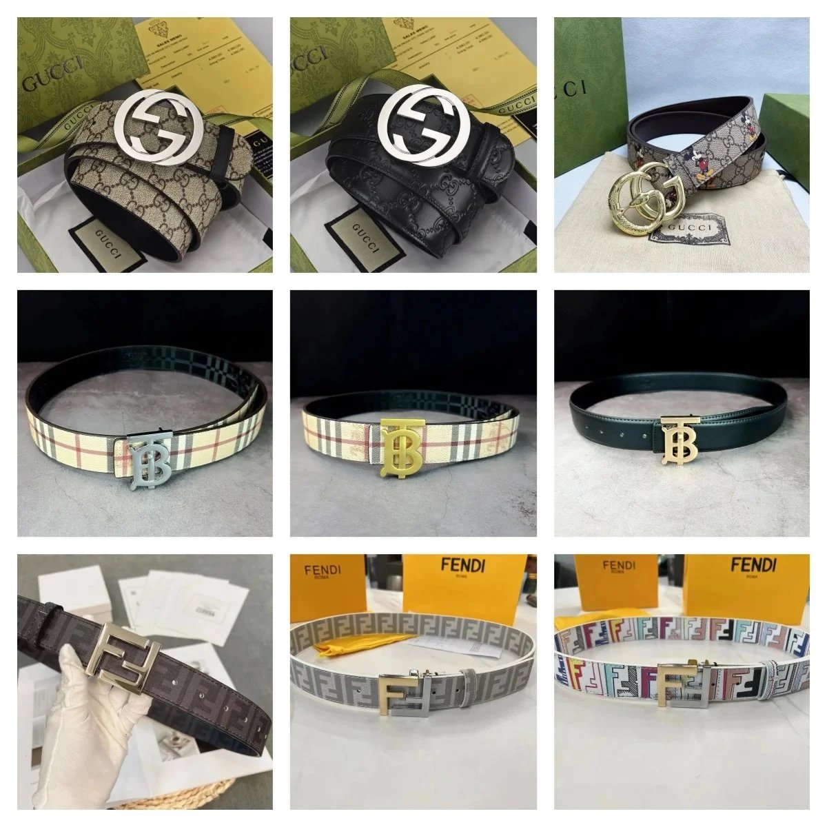 GUCCI LV Burberry be