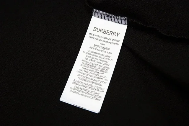 Burberry Shirts Short-Sleeve Check-Collar Polo Shirt product detail image 8