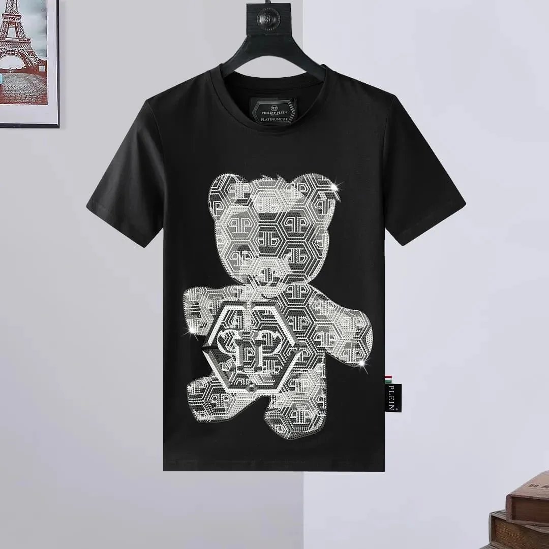 Philipp Plein Platinum Cut Spiderweb Money Bag White T-Shirt - 10