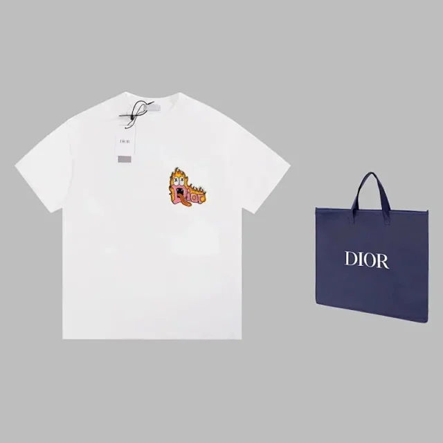 Dior T-Shirts Logo Print product detail image 1
