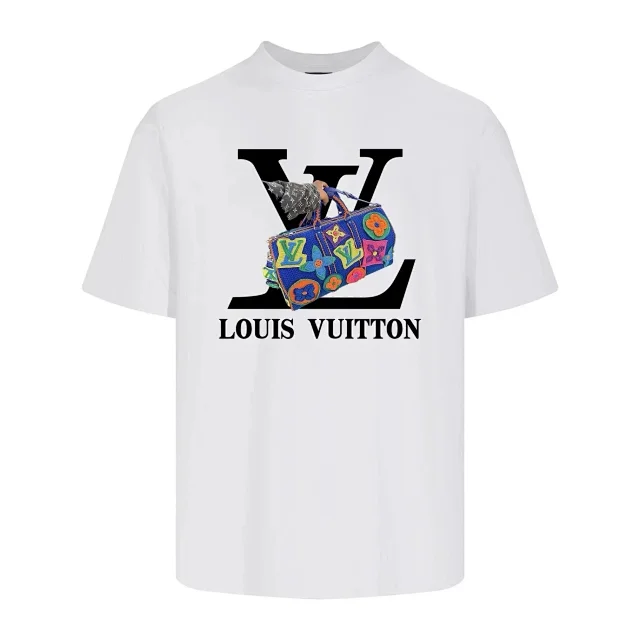 Louis Vuitton T-Shirts Short-sleeve graphic print product detail image 9
