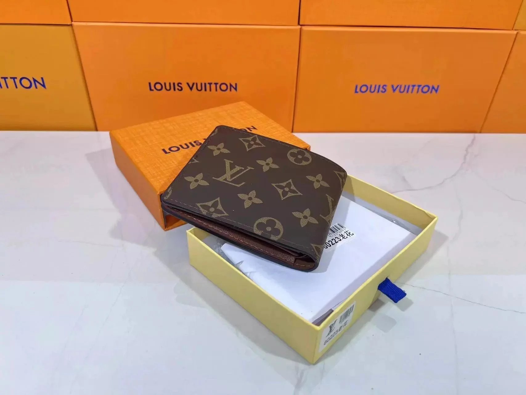 Louis Vuitton Monogram Eclipse Black Bifold Wallet - 22